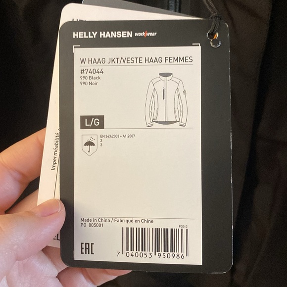 NWT Helly Hansen Haag Shell Jacket - Picture 3 of 8